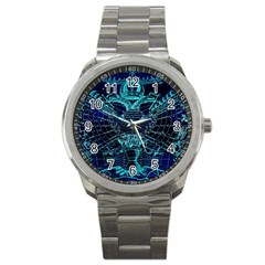 Zodiac Sign Astrology Horoscope Sport Metal Watch by Wegoenart