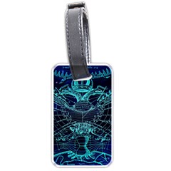 Zodiac Sign Astrology Horoscope Luggage Tag (one Side) by Wegoenart