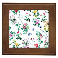 Leaves Framed Tile by Sobalvarro