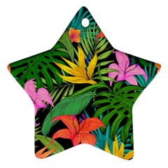 Tropical Greens Ornament (star) by Sobalvarro