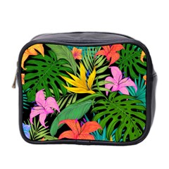 Tropical Greens Mini Toiletries Bag (two Sides) by Sobalvarro