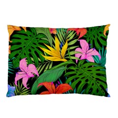 Tropical Greens Pillow Case (two Sides) by Sobalvarro