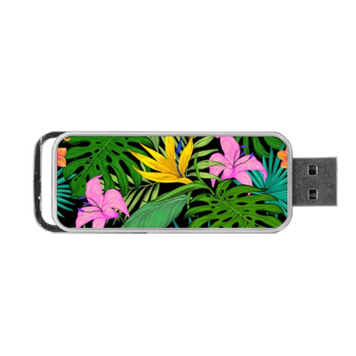 Tropical Greens Portable USB Flash (One Side)