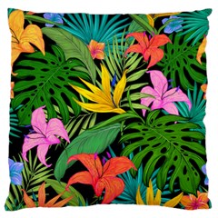 Tropical Greens Standard Flano Cushion Case (two Sides) by Sobalvarro