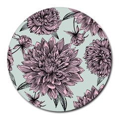Flowers Round Mousepads by Sobalvarro