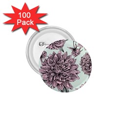 Flowers 1 75  Buttons (100 Pack)  by Sobalvarro