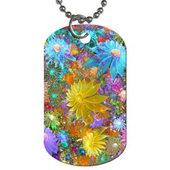 Apo Flower Power  Dog Tag (two Sides) by WolfepawFractals