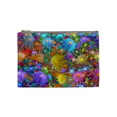 Apo Flower Power  Cosmetic Bag (medium) by WolfepawFractals