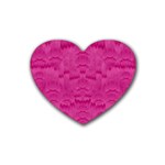 Love To One Color To Love Rubber Coaster (Heart)  Front