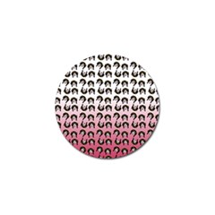 Retro Girl Daisy Chain Pattern Golf Ball Marker by snowwhitegirl