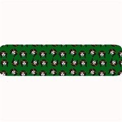 Retro Girl Daisy Chain Pattern Green Large Bar Mats