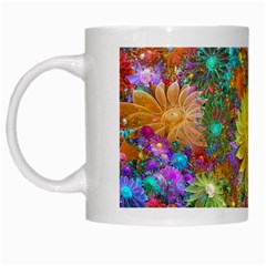 Apo Flower Power White Mugs by WolfepawFractals