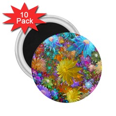 Apo Flower Power 2 25  Magnets (10 Pack)  by WolfepawFractals