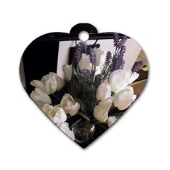 Tulips 1 1 Dog Tag Heart (two Sides) by bestdesignintheworld