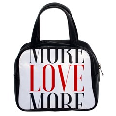 More Love More Classic Handbag (two Sides) by Lovemore