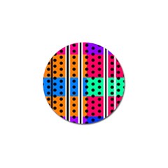 Polka Dots Two Times 5 Black Golf Ball Marker (10 Pack) by impacteesstreetwearten