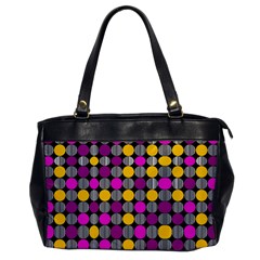 Polka Dots Two Times 4 Black Oversize Office Handbag by impacteesstreetwearten