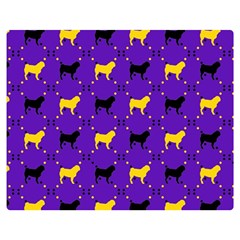 Elegant Pugs Double Sided Flano Blanket (Medium) 