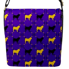 Elegant Pugs Flap Closure Messenger Bag (s) by ElegantGP