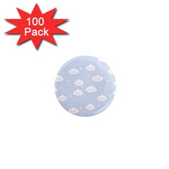 Kawaii Cloud Pattern 1  Mini Magnets (100 Pack) 