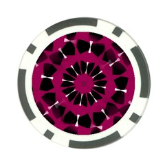Pink And Black Seamless Pattern Poker Chip Card Guard