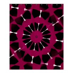 Pink And Black Seamless Pattern Shower Curtain 60  x 72  (Medium) 