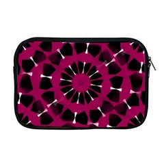 Pink And Black Seamless Pattern Apple Macbook Pro 17  Zipper Case