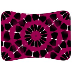 Pink And Black Seamless Pattern Velour Seat Head Rest Cushion