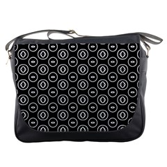 Black And White Pattern Messenger Bag