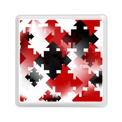 Black And Red Multi Direction Memory Card Reader (square)