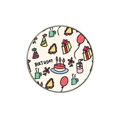 Kids Birthday Hat Clip Ball Marker (10 Pack) by Vaneshart