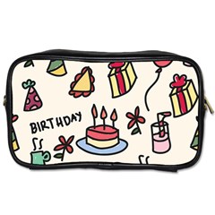 Kids Birthday Toiletries Bag (two Sides)