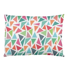 Colorful Triangle Vector Pattern Pillow Case (two Sides)