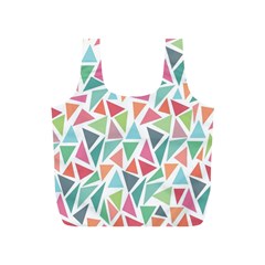 Colorful Triangle Vector Pattern Full Print Recycle Bag (s)