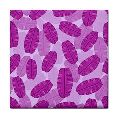 Exotic Tropical Leafs Watercolor Pattern Face Towel by Vaneshart