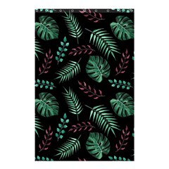 Tropical Leaves Pattern Shower Curtain 48  X 72  (small) 