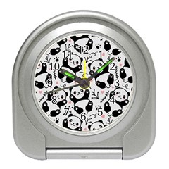 Panda Pattern Travel Alarm Clock by Vaneshart