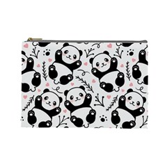 Panda Pattern Cosmetic Bag (large)