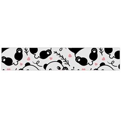 Panda Pattern Large Flano Scarf 