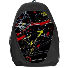 Random Paint Splats Background Backpack Bag