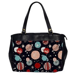 Space Galaxy Pattern Oversize Office Handbag (2 Sides) by Vaneshart