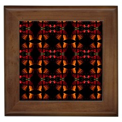 Christmas Bells Background Framed Tile