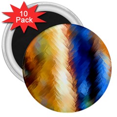 Abstract Paint Smears 3  Magnets (10 Pack)  by Vaneshart