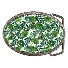 Leaves Tropical Wallpaper Foliage Belt Buckles