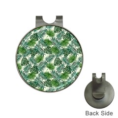 Leaves Tropical Wallpaper Foliage Hat Clips with Golf Markers