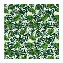 Leaves Tropical Wallpaper Foliage Medium Glasses Cloth (2 Sides)