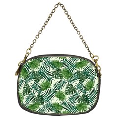 Leaves Tropical Wallpaper Foliage Chain Purse (Two Sides)