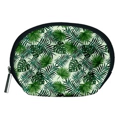 Leaves Tropical Wallpaper Foliage Accessory Pouch (Medium)