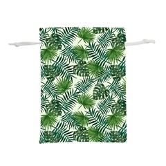 Leaves Tropical Wallpaper Foliage Lightweight Drawstring Pouch (M)