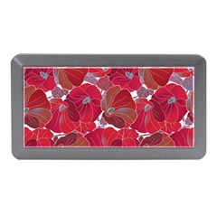 Floral Pattern Background Memory Card Reader (mini)